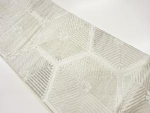 亀甲に松葉模様織出し袋帯